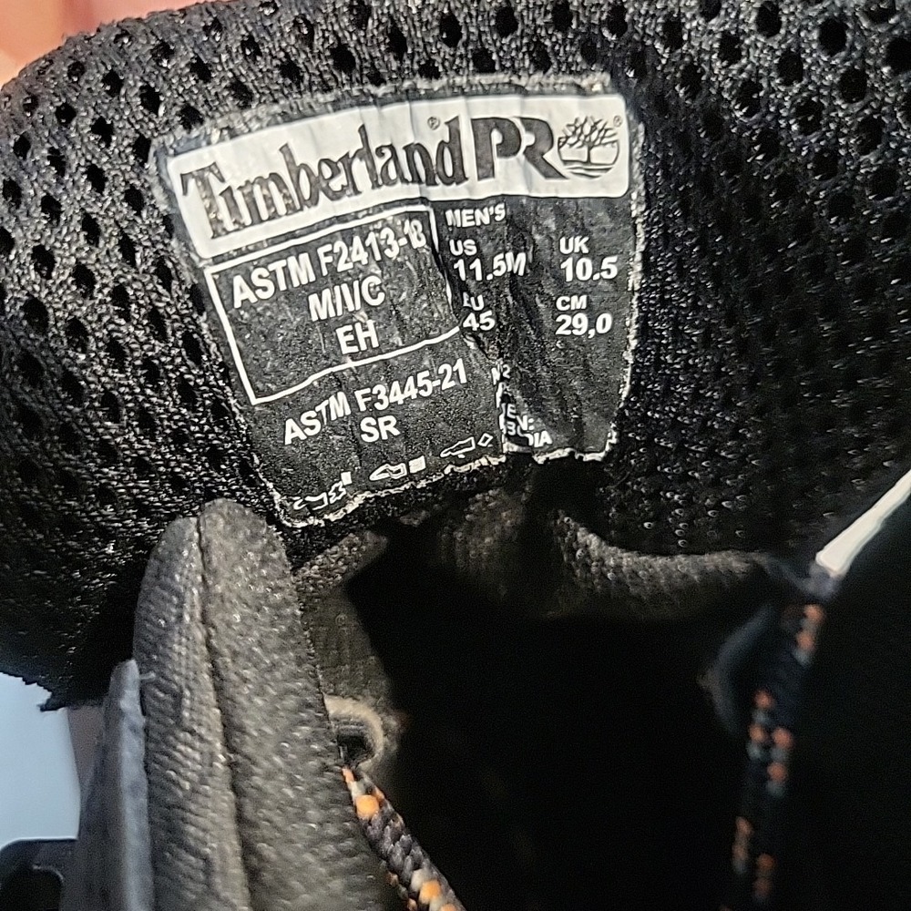 Timberlan Pro Switchback Mens Size 11.5 Brown Outdoor Composite Toe Safety Boots - Picture 12 of 12
